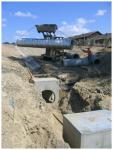 Subdivision roadway & storm water control systems